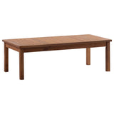 4 Piece Garden Lounge Set Solid Acacia Wood - Close-Up Angle