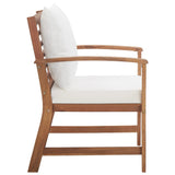 4 Piece Garden Lounge Set with Cushions Solid Acacia Wood - Extra Image