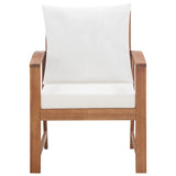 4 Piece Garden Lounge Set with Cushions Solid Acacia Wood - Extra Image