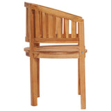 Banana Chair Solid Teak Wood - 45-Degree Angle