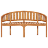 Banana Bench 151 cm Solid Teak Wood