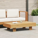 Coffee Table 100x60x25 cm Solid Acacia Wood - Front View