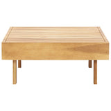 Coffee Table 100x60x25 cm Solid Acacia Wood - Top-Down View