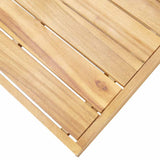 Coffee Table 100x60x25 cm Solid Acacia Wood - Rear View