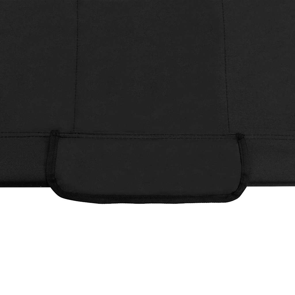 Camping Bed 206x75x45 cm XXL Black