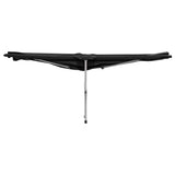 Camping Bed 206x75x45 cm XXL Black