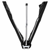 Camping Bed 206x75x45 cm XXL Black