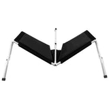Camping Bed 210x80x48 cm XXL Black