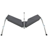 Camping Bed 210x80x48 cm XXL Grey - Extra Image