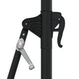 Wall-Mounted Garden Parasol with Metal Pole 300 cm Blue
