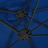 Garden Parasol with Aluminium Pole 460x270 cm Blue