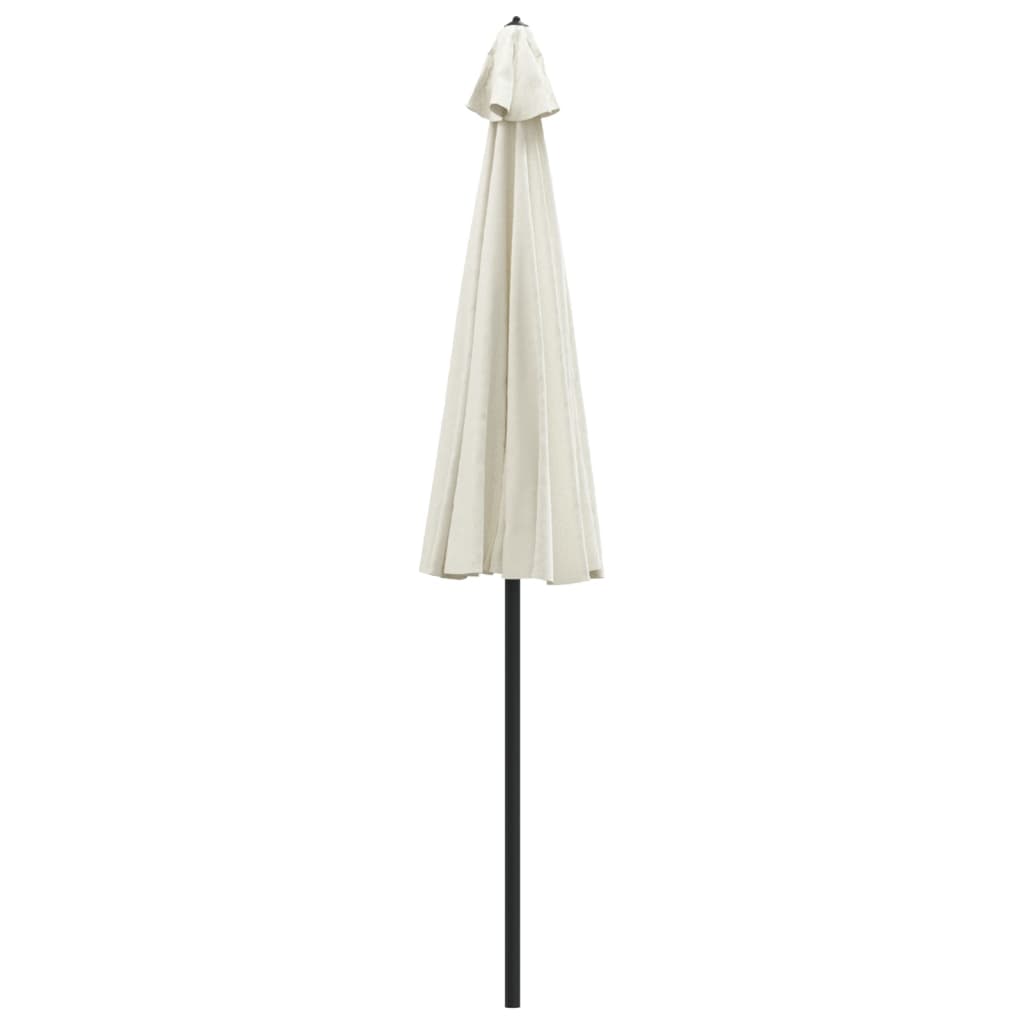 Garden Parasol with Aluminium Pole 270 cm Sand White