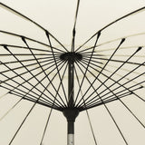 Garden Parasol with Aluminium Pole 270 cm Sand White - 45-Degree Angle
