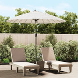 Garden Parasol with Aluminium Pole 270 cm Sand White