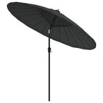Garden Parasol with Aluminium Pole 250 cm Anthracite