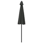 Garden Parasol with Aluminium Pole 250 cm Anthracite