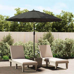 Garden Parasol with Aluminium Pole 250 cm Anthracite