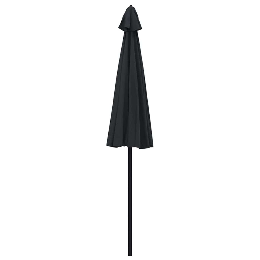 Garden Parasol with Aluminium Pole 250 cm Black