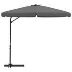 Garden Parasol with Steel Pole 300x250 cm Anthracite
