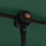 Garden Parasol with Aluminium Pole 180x110 cm Green - Low Angle