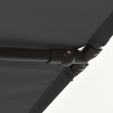 Garden Parasol with Aluminium Pole 180x110 cm Anthracite - Extra Image