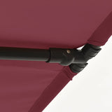 Garden Parasol with Aluminium Pole 180x110 cm Bordeaux Red - Extra Image