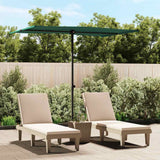 Garden Parasol with Aluminium Pole 2x1.5 m Green