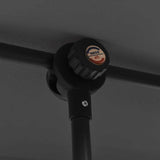 Garden Parasol with Aluminium Pole 2x1.5 m Anthracite - Low Angle