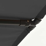 Garden Parasol with Aluminium Pole 2x1.5 m Anthracite - Extra Image