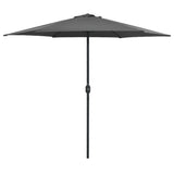 Garden Parasol with Aluminium Pole 270x246 cm Anthracite