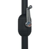 Garden Parasol with Aluminium Pole 270x246 cm Anthracite