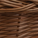 Bike Front Basket with Cover 50x45x35 cm Natural Willow - Extra Image
