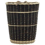 Firewood Backpack with Carrying Belts 50x44x58 cm Natural Willow - Front View