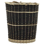 Firewood Backpack with Carrying Belts 50x44x58cm Natural Willow