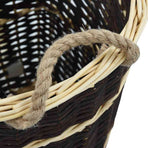 Firewood Backpack with Carrying Belts 50x44x58cm Natural Willow