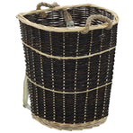 Firewood Backpack with Carrying Belts 57x51x69cm Natural Willow