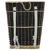 Firewood Backpack with Carrying Belts 57x51x69 cm Natural Willow