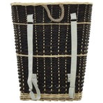 Firewood Backpack with Carrying Belts 57x51x69cm Natural Willow
