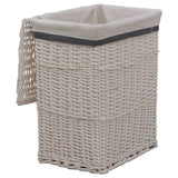 Laundry Basket White Willow - 45-Degree Angle