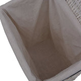 Laundry Basket White Willow - Rear View