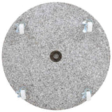 Parasol Base Granite 30 kg Round Grey - 45-Degree Angle