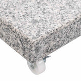 Parasol Base Granite 30 kg Square Grey - 45-Degree Angle