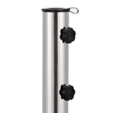 Parasol Base Granite 30 kg Square Grey - Rear View