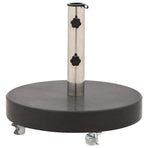 Parasol Base Granite 30 kg Round Black
