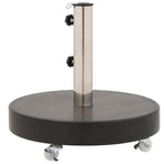 Parasol Base Granite 30 kg Round Black