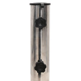 Parasol Base Granite 30 kg Round Black - Close-Up Angle
