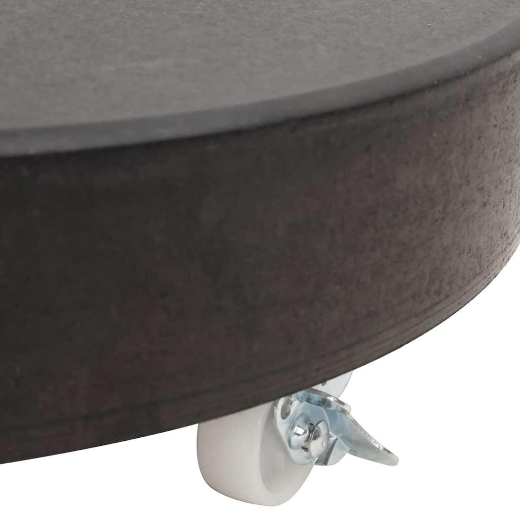Parasol Base Granite 30 kg Round Black