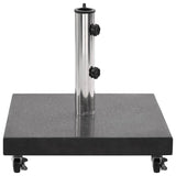 Parasol Base Granite 30 kg Square Black - Top-Down View