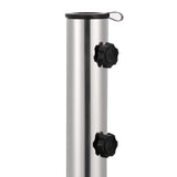 Parasol Base Granite 30 kg Square Black - 45-Degree Angle