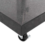 Parasol Base Granite 30 kg Square Black - Rear View